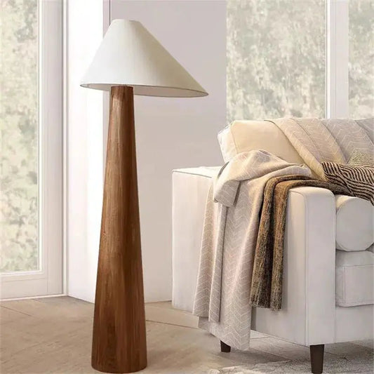 Alina Oak Wood Floor Lamp